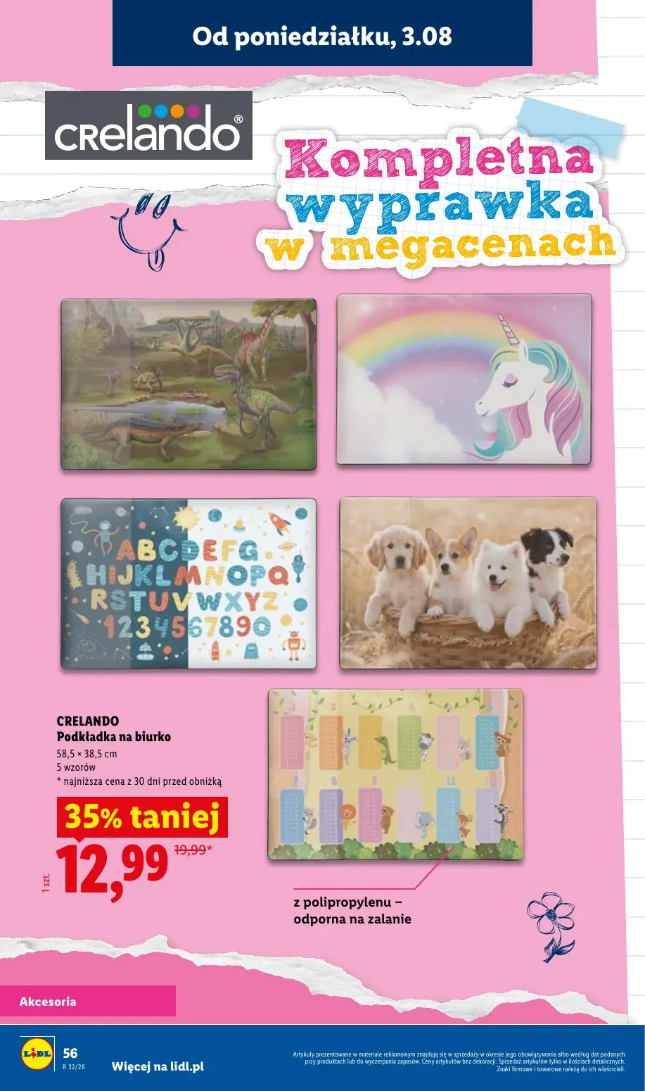 gazetka promocyjna LIDL Kompletna wyprawka - Strona 56