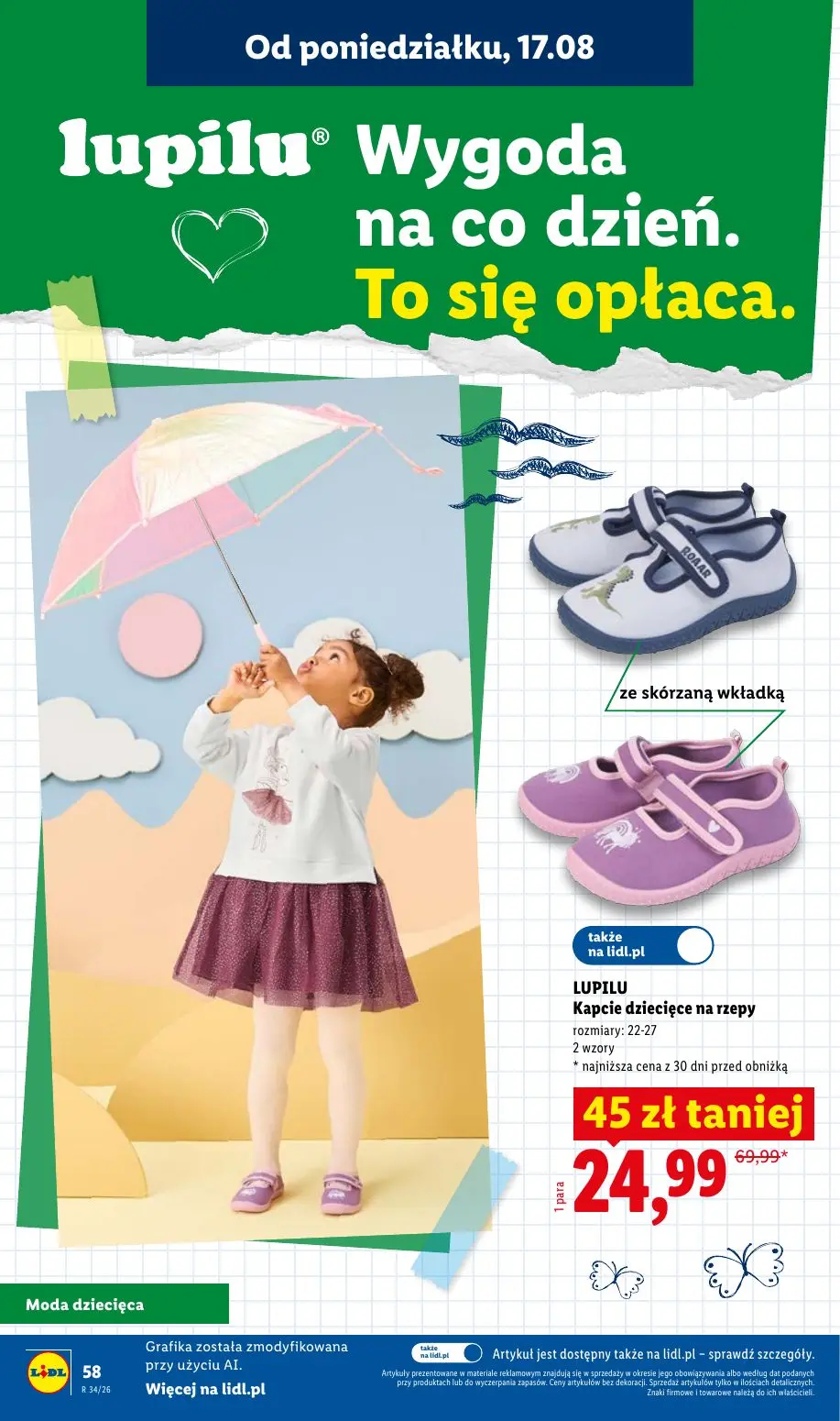 gazetka promocyjna LIDL Kompletna wyprawka - Strona 58