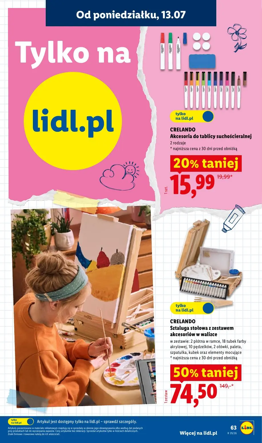gazetka promocyjna LIDL Kompletna wyprawka - Strona 63