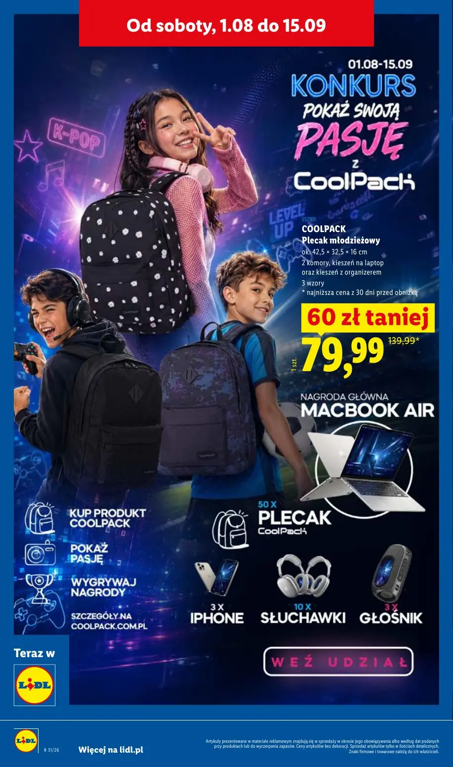 gazetka promocyjna LIDL Kompletna wyprawka - Strona 64