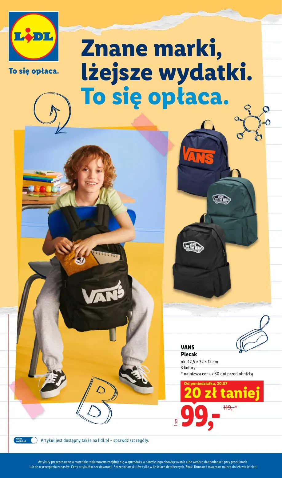 gazetka promocyjna LIDL Kompletna wyprawka - Strona 65