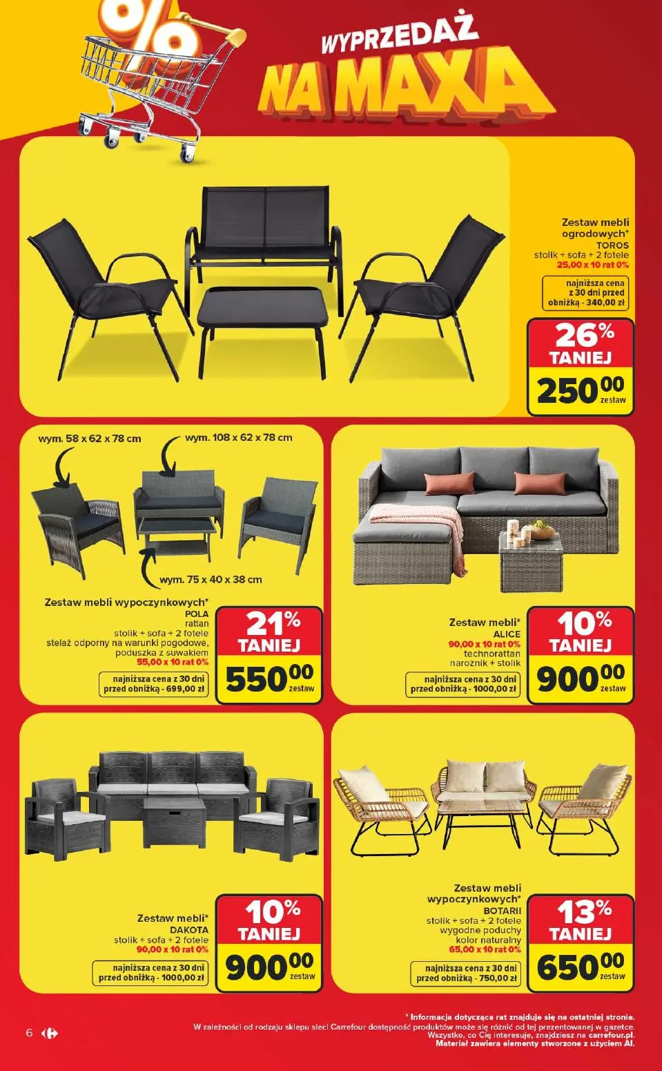 gazetka promocyjna Carrefour Wyprzedaż na maxa - Strona 6