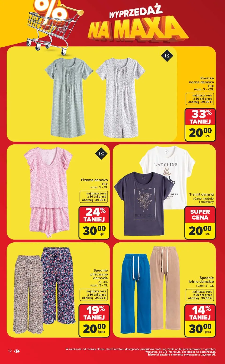 gazetka promocyjna Carrefour Wyprzedaż na maxa - Strona 12