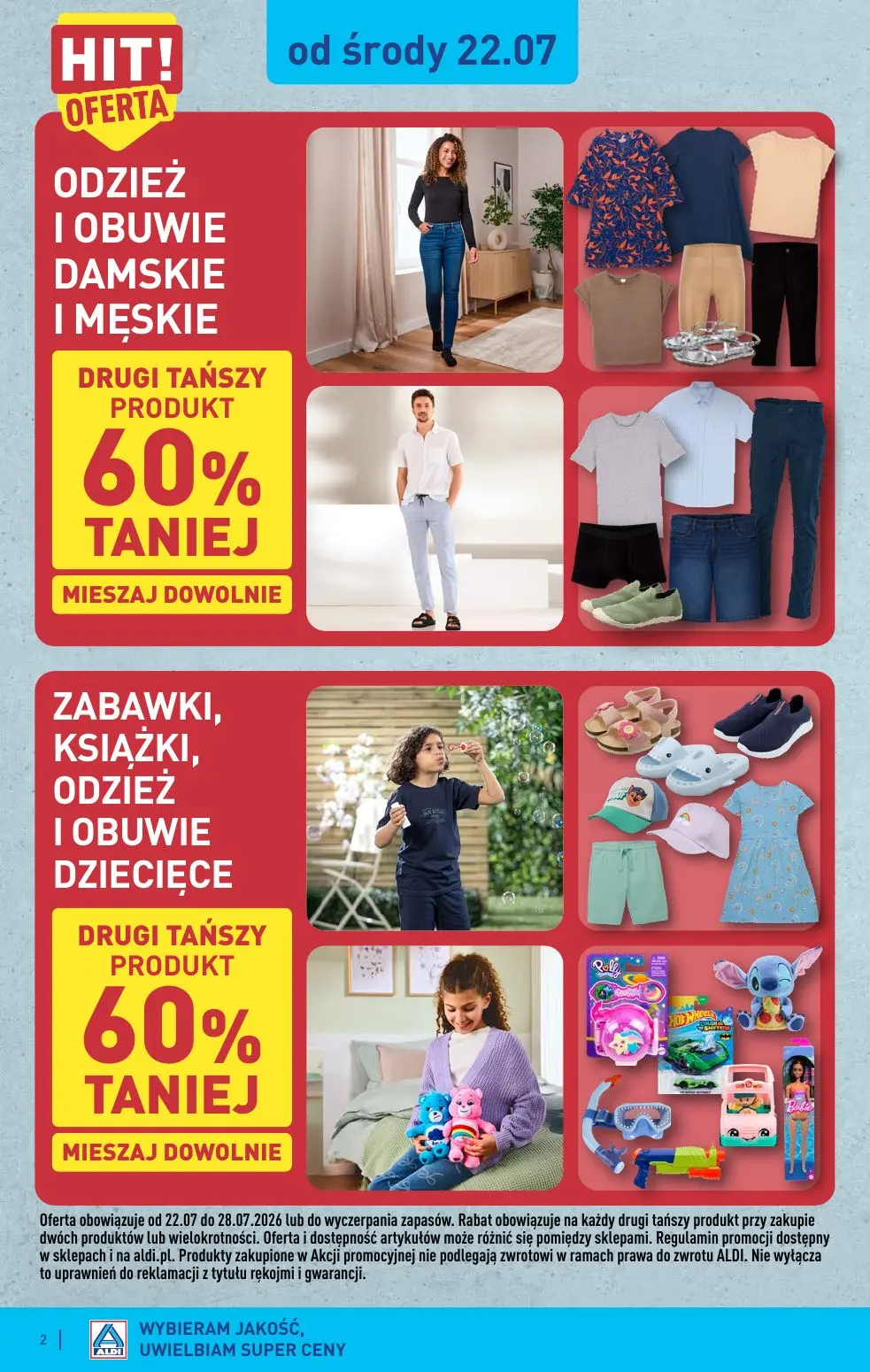 gazetka promocyjna ALDI Oferta od 22.07 - Strona 2