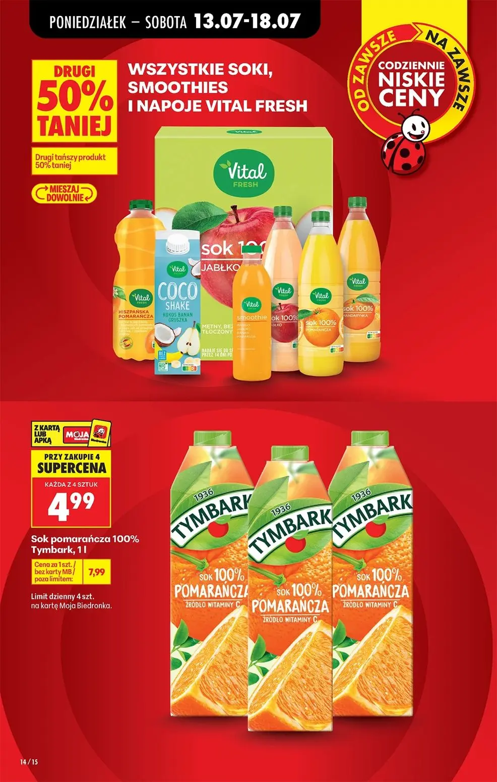 gazetka promocyjna Biedronka Od poniedziałku - Strona 14