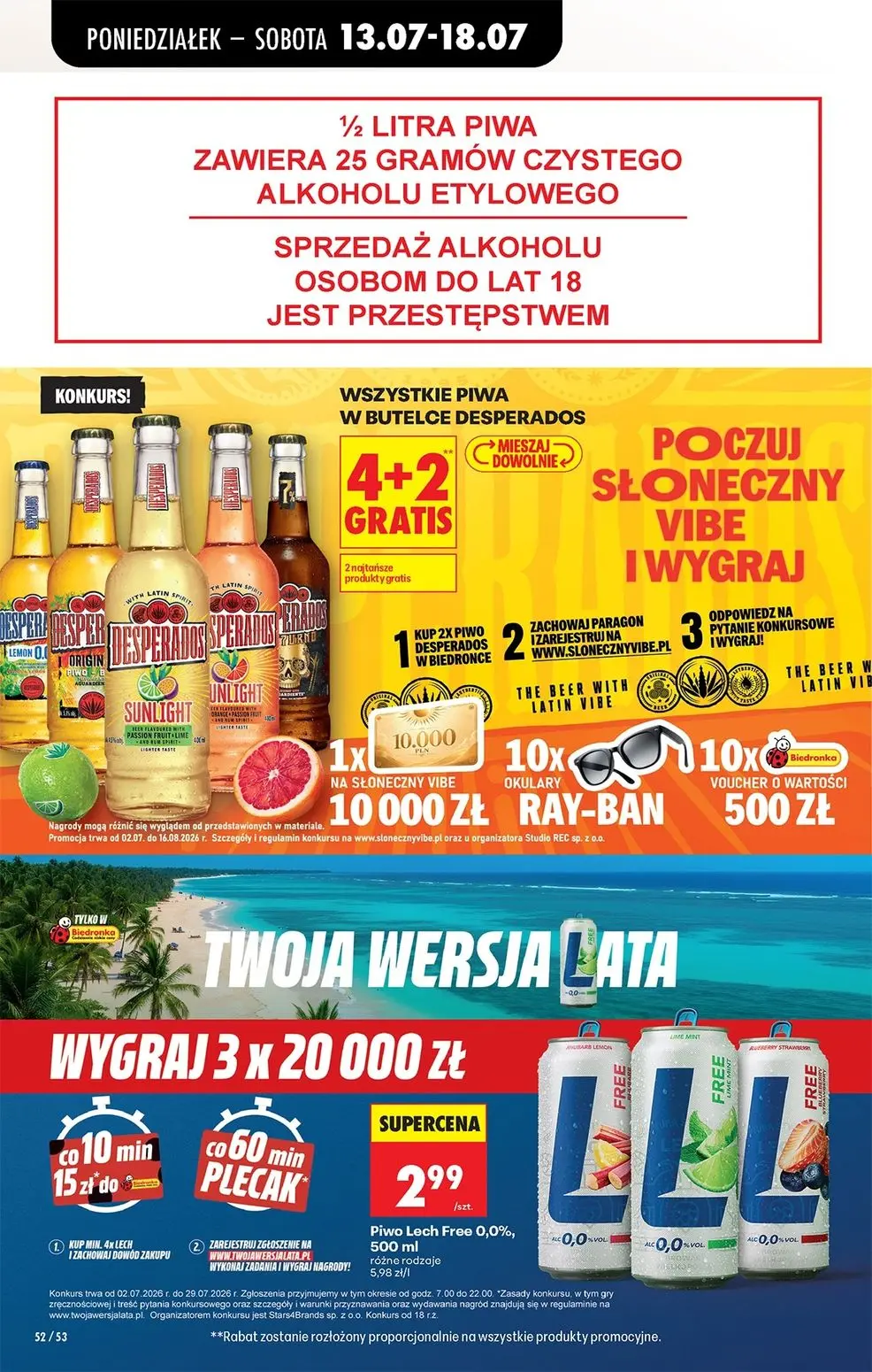 gazetka promocyjna Biedronka Od poniedziałku - Strona 72