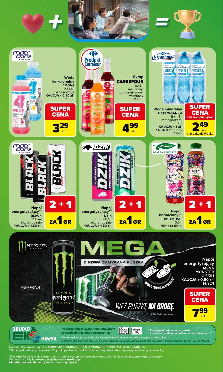 gazetka promocyjna Carrefour Market Zakupowa taktyka kibica - Strona 3