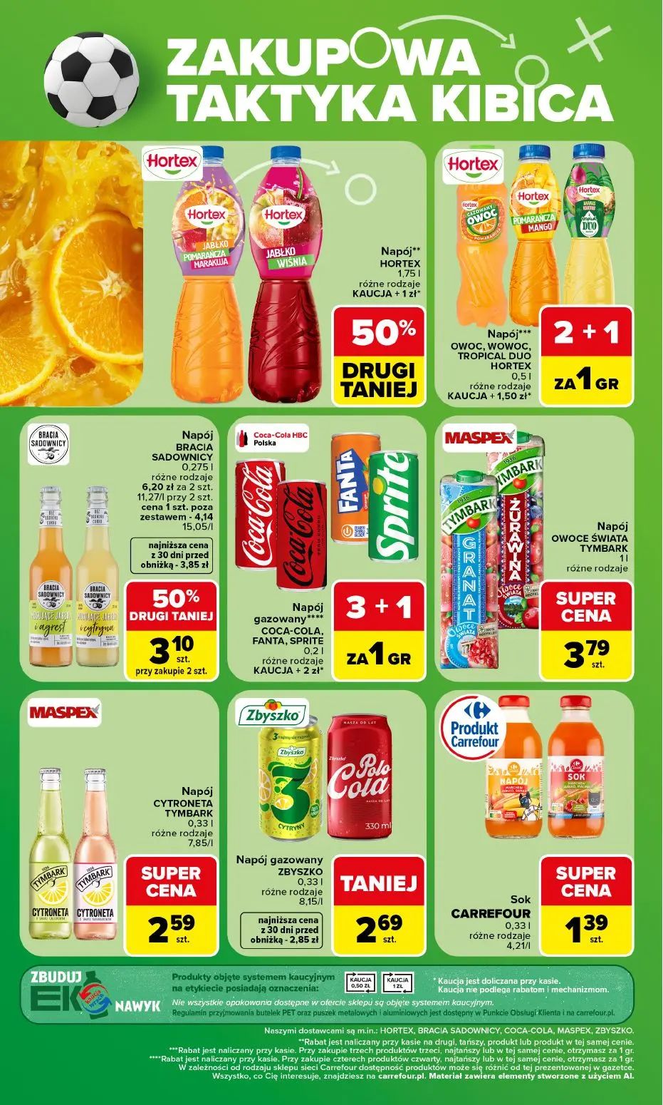 gazetka promocyjna Carrefour Zakupowa taktyka kibica - Strona 2