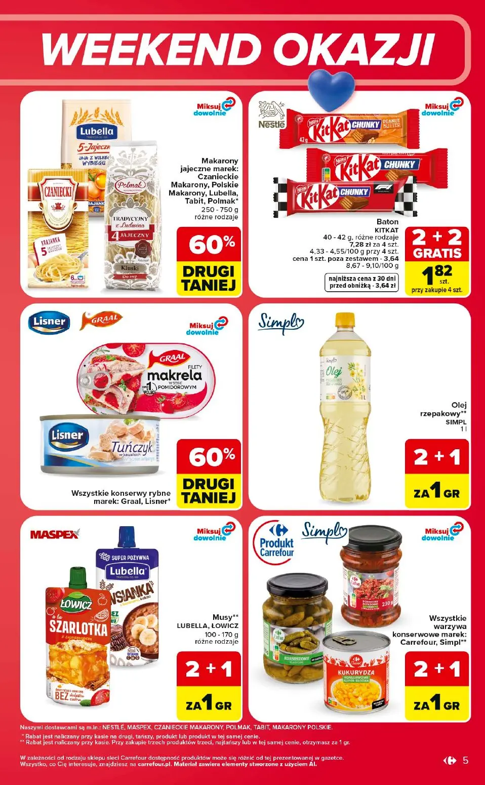 gazetka promocyjna Carrefour Market Weekend okazji - Strona 5