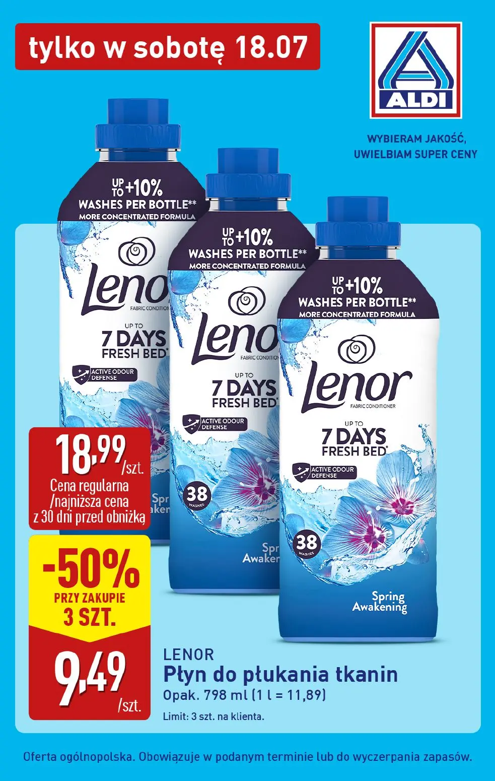 gazetka promocyjna ALDI Tylko w SOBOTĘ - Strona 3