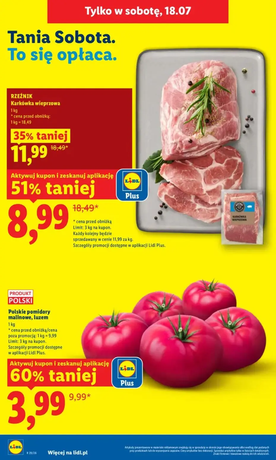 gazetka promocyjna LIDL Tania sobota - Strona 2