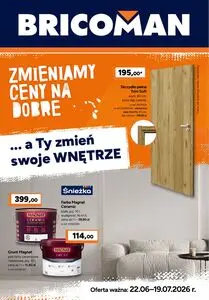 Gazetka promocyjna BRICOMAN, ważna od 2026-06-22 do 2026-07-19.