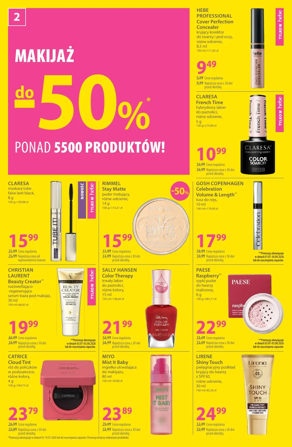 gazetka promocyjna hebe Zawsze w niskiej cenie - Strona 2
