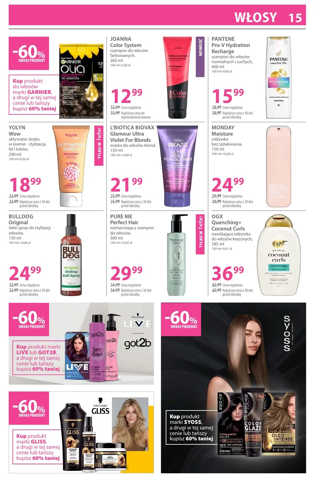 gazetka promocyjna hebe Zawsze w niskiej cenie - Strona 15