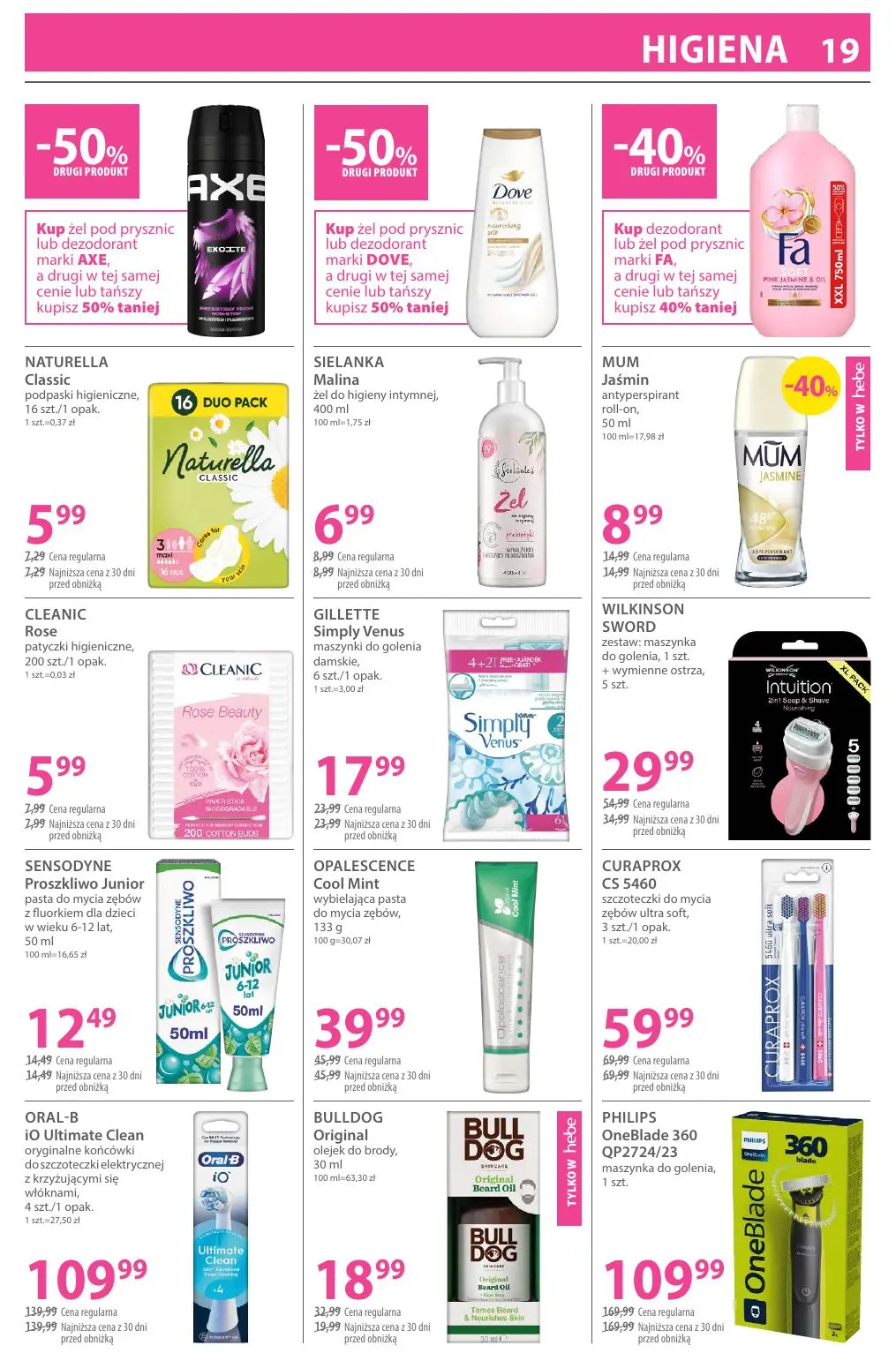 gazetka promocyjna hebe Zawsze w niskiej cenie - Strona 19