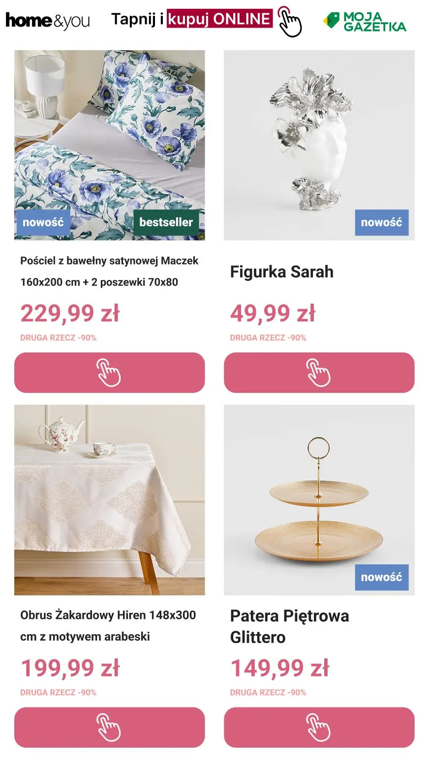 gazetka promocyjna home&you Druga rzecz -90% - Strona 3