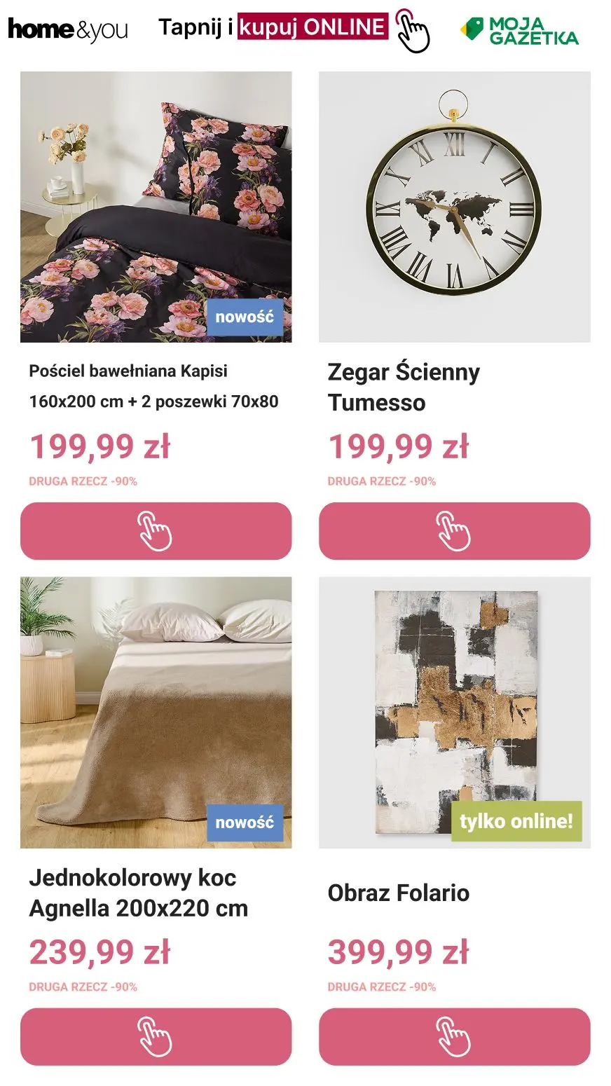 gazetka promocyjna home&you Druga rzecz -90% - Strona 5