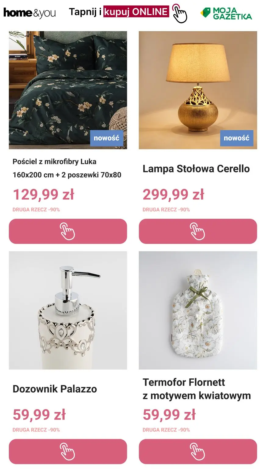 gazetka promocyjna home&you Druga rzecz -90% - Strona 6