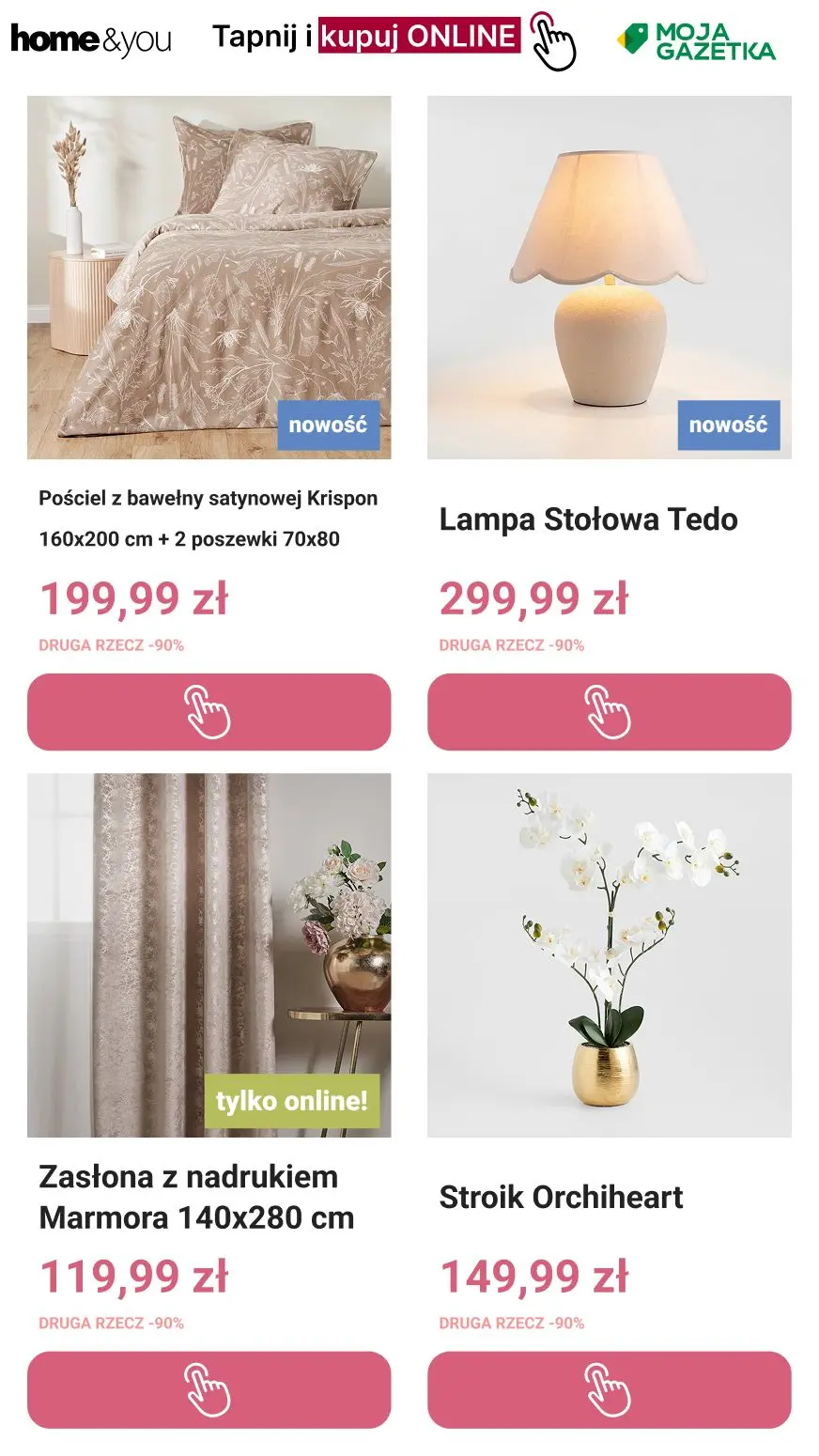 gazetka promocyjna home&you Druga rzecz -90% - Strona 8