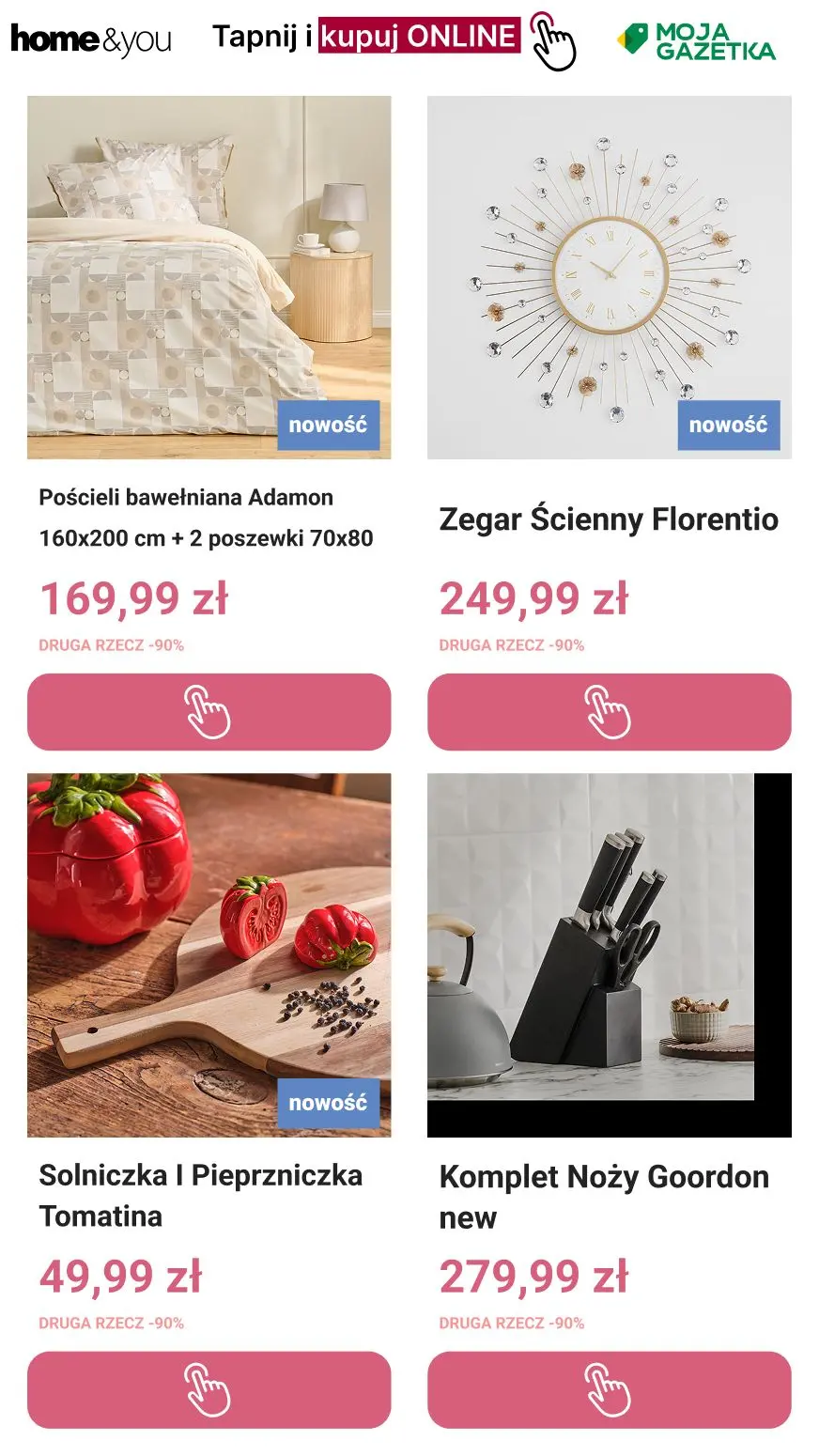 gazetka promocyjna home&you Druga rzecz -90% - Strona 9