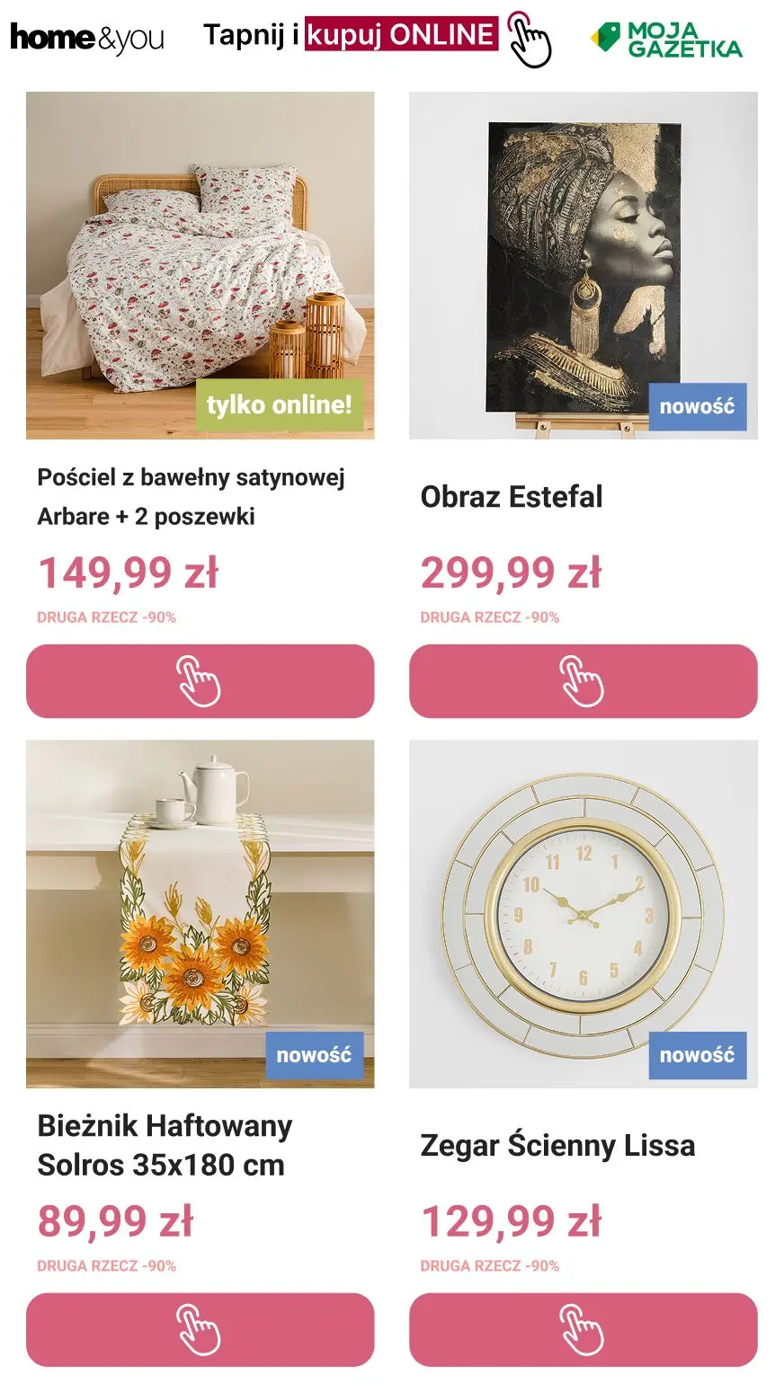gazetka promocyjna home&you Druga rzecz -90% - Strona 12