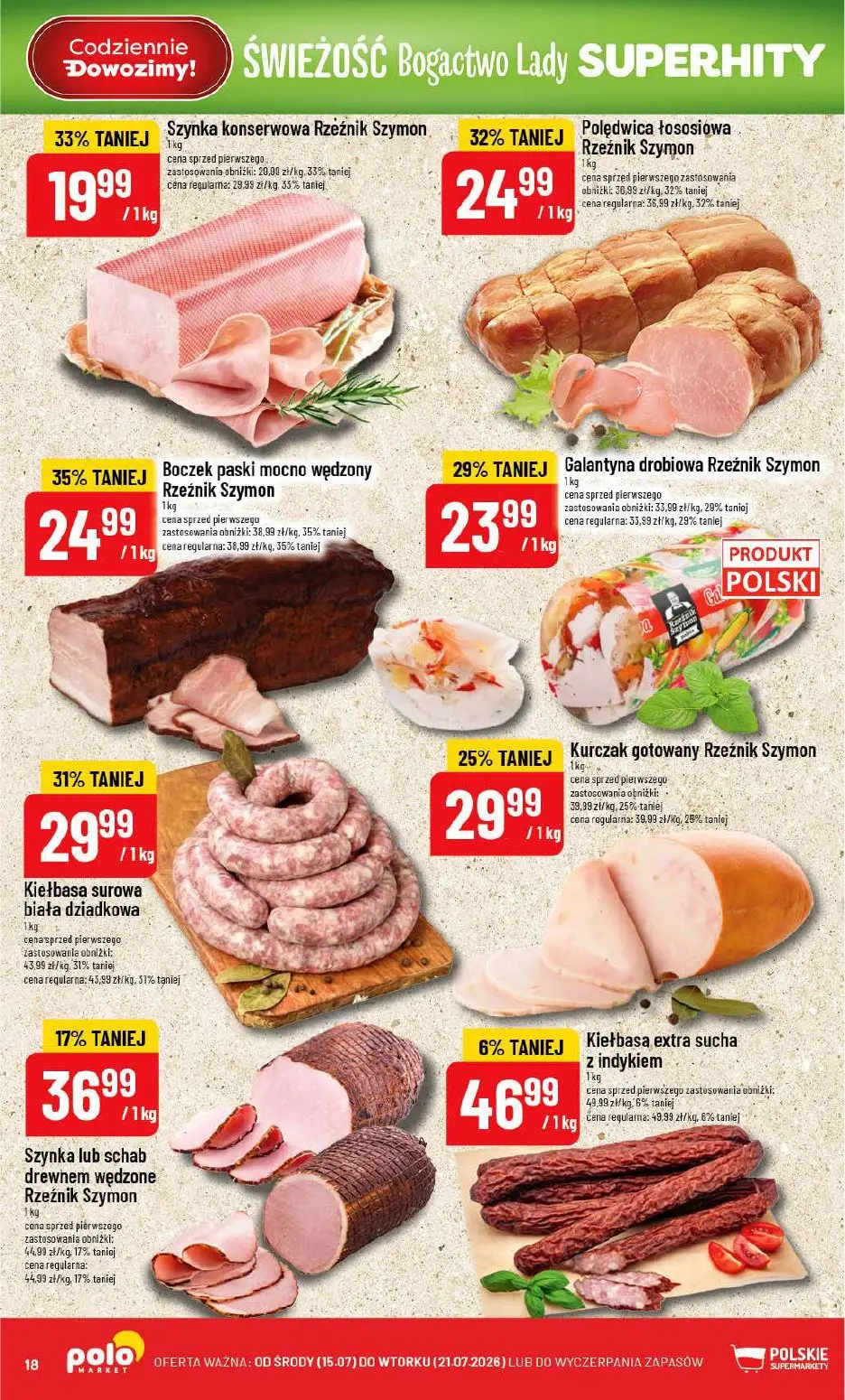 gazetka promocyjna POLOmarket dolnośląskie, śląskie, opolskie, łódzkie, wielkopolskie - Strona 18