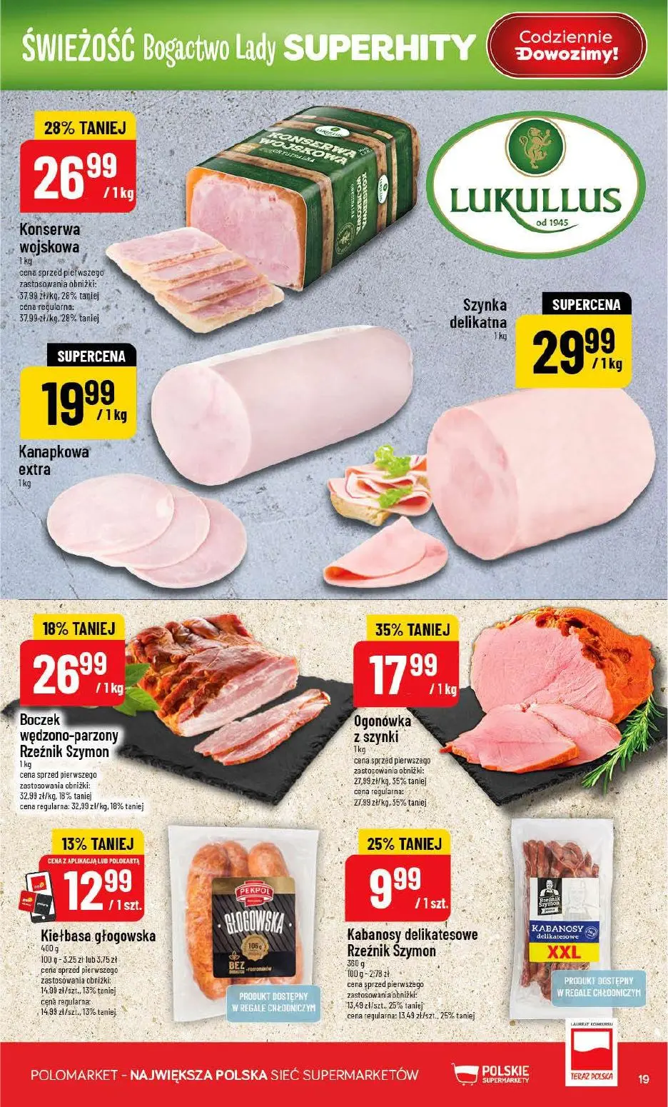 gazetka promocyjna POLOmarket pomorskie, zachodniopomorskie, kujawsko-pomorskie - Strona 19