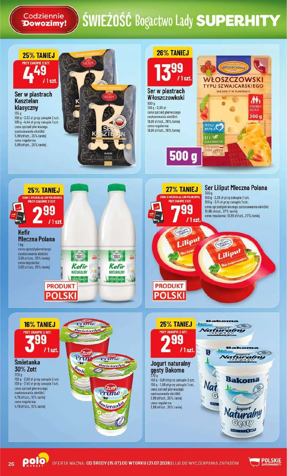 gazetka promocyjna POLOmarket pomorskie, zachodniopomorskie, kujawsko-pomorskie - Strona 26