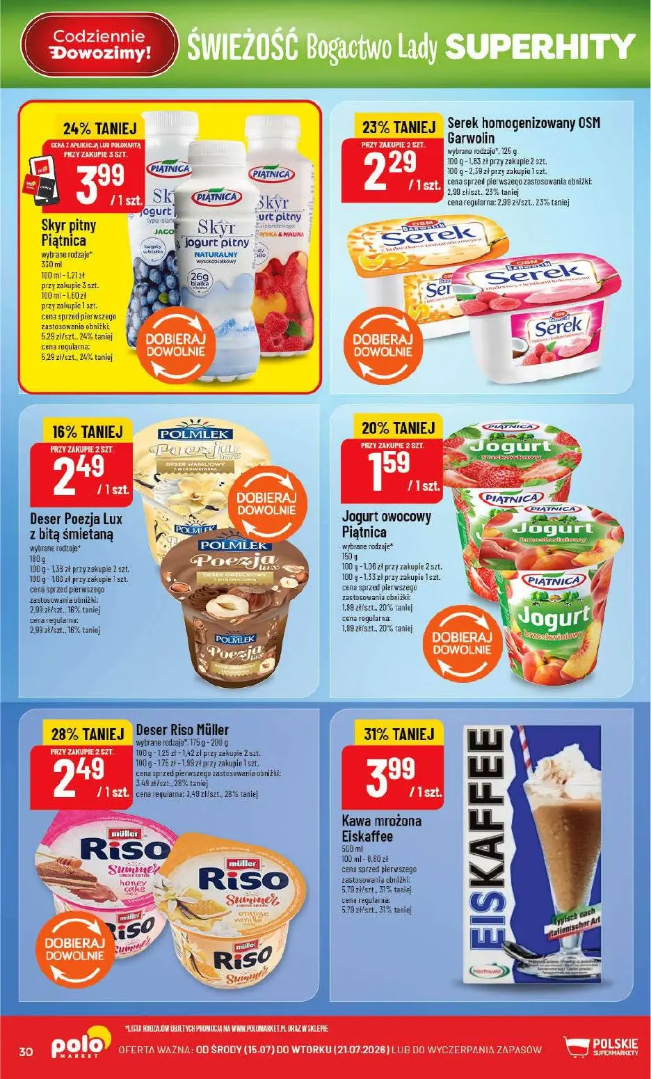 gazetka promocyjna POLOmarket pomorskie, zachodniopomorskie, kujawsko-pomorskie - Strona 30