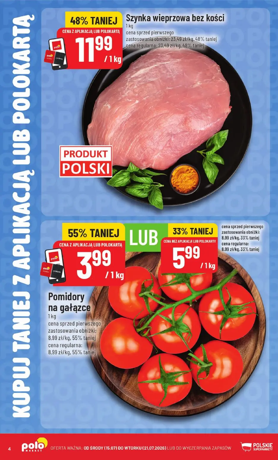 gazetka promocyjna POLOmarket Kupuj taniej z POLOkartą - Strona 4