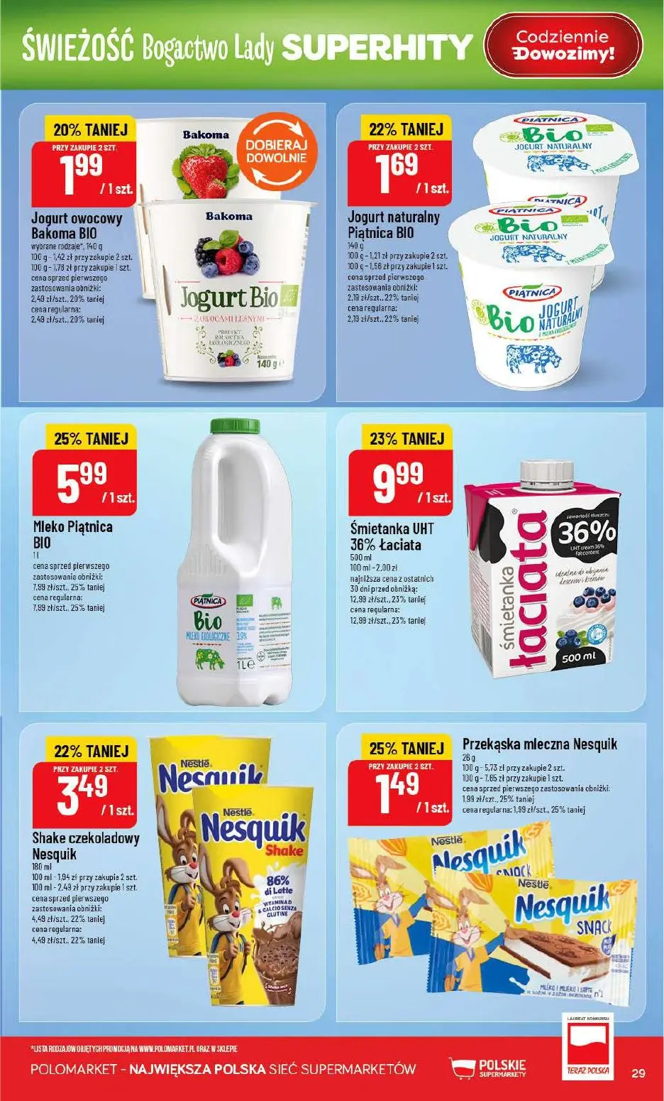 gazetka promocyjna POLOmarket pomorskie, kujawsko-pomorskie, warmińsko-mazurskie - Strona 29
