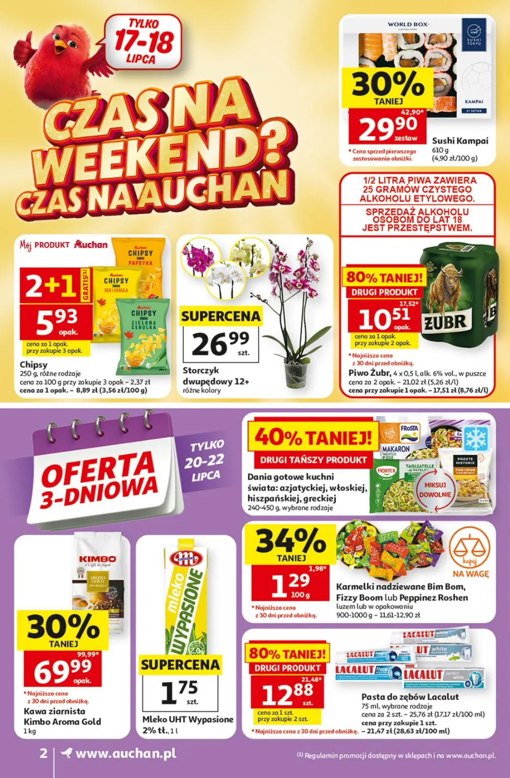 gazetka promocyjna Auchan Supermarket Oszczędni latają do Auchan po okazje! - Strona 2