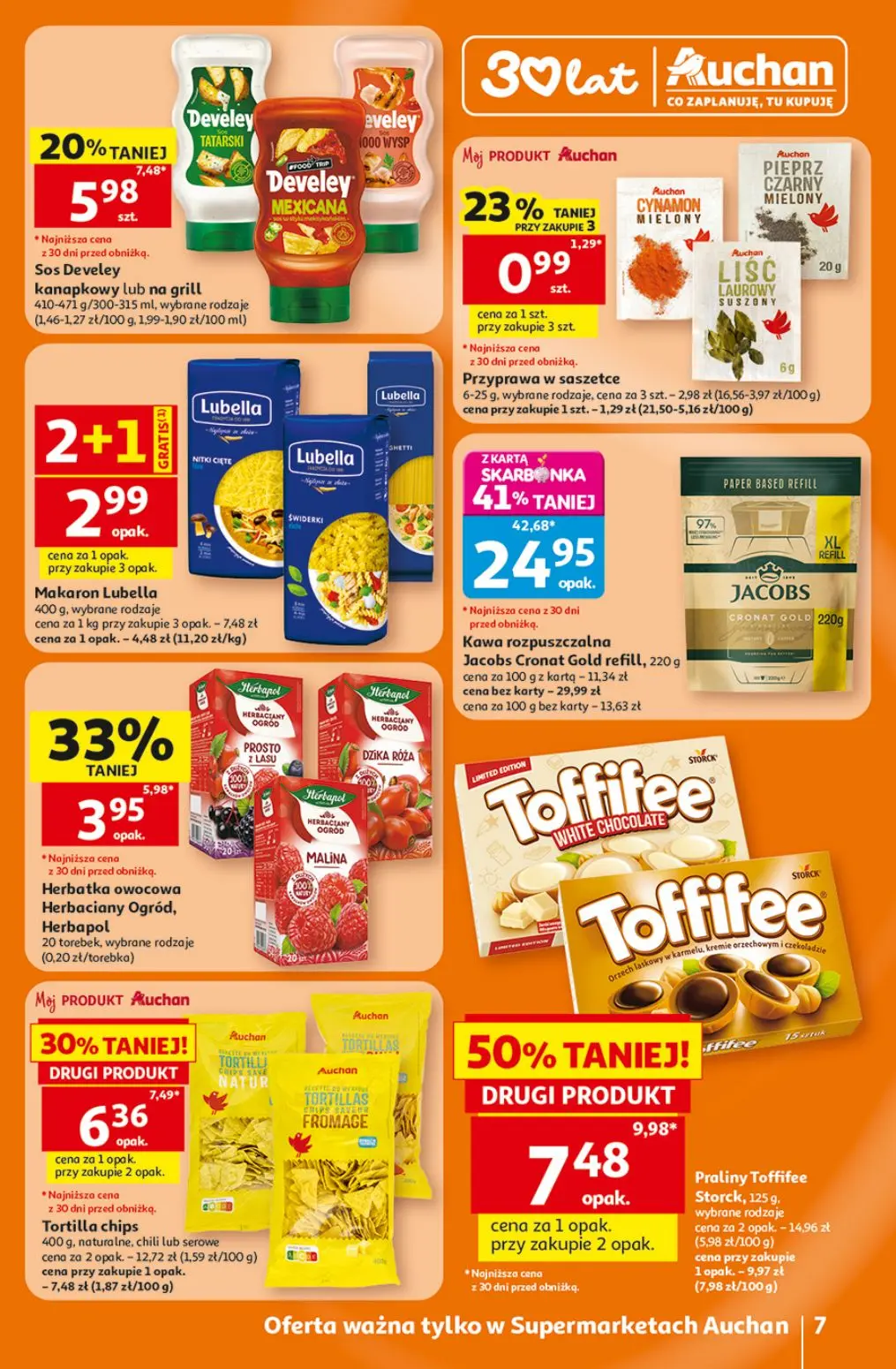 gazetka promocyjna Auchan Supermarket Oszczędni latają do Auchan po okazje! - Strona 7