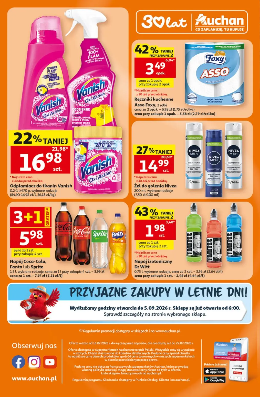 gazetka promocyjna Auchan Supermarket Oszczędni latają do Auchan po okazje! - Strona 8