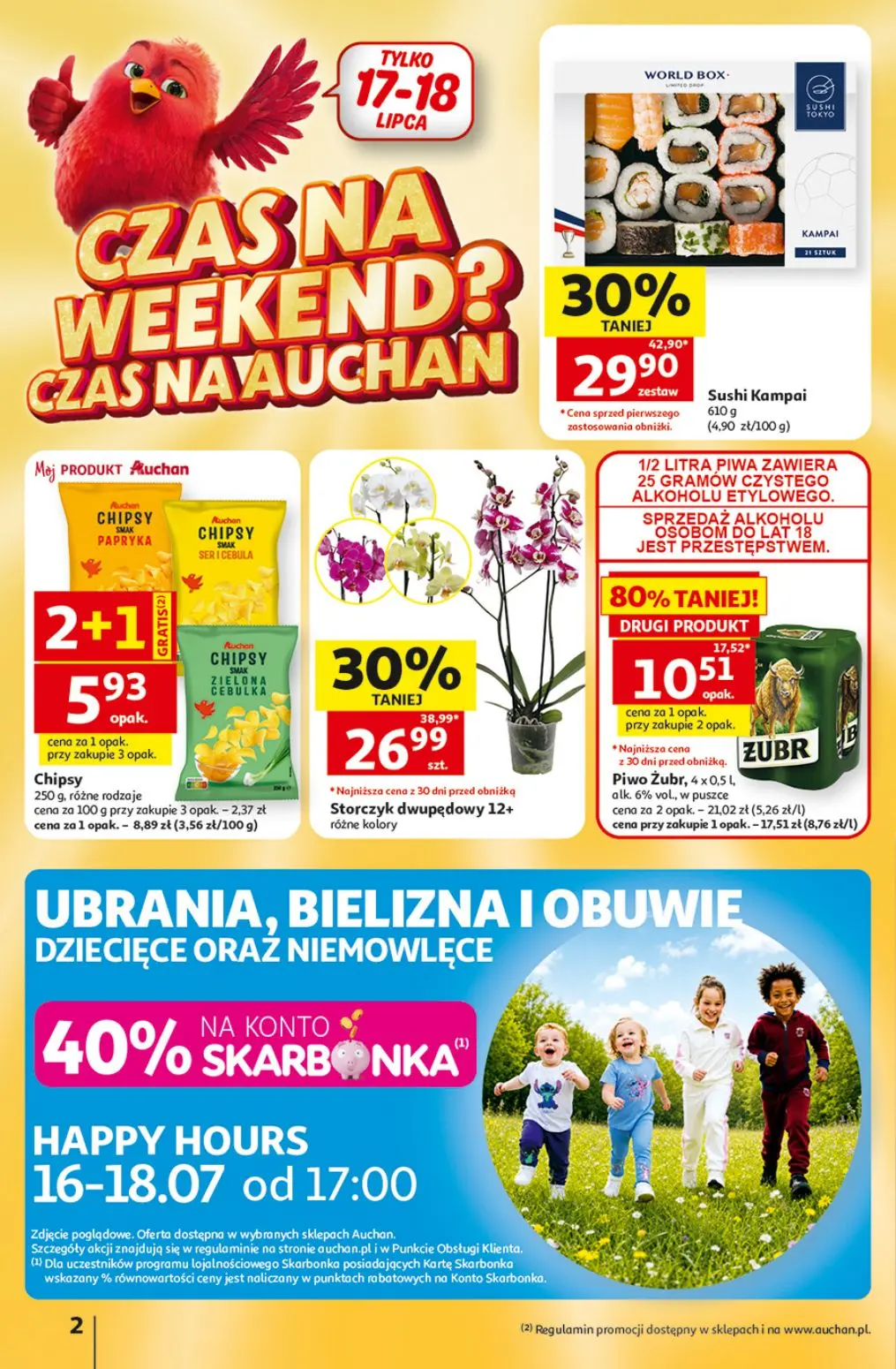 gazetka promocyjna Auchan Oszczędni latają do Auchan po okazje! - Strona 2