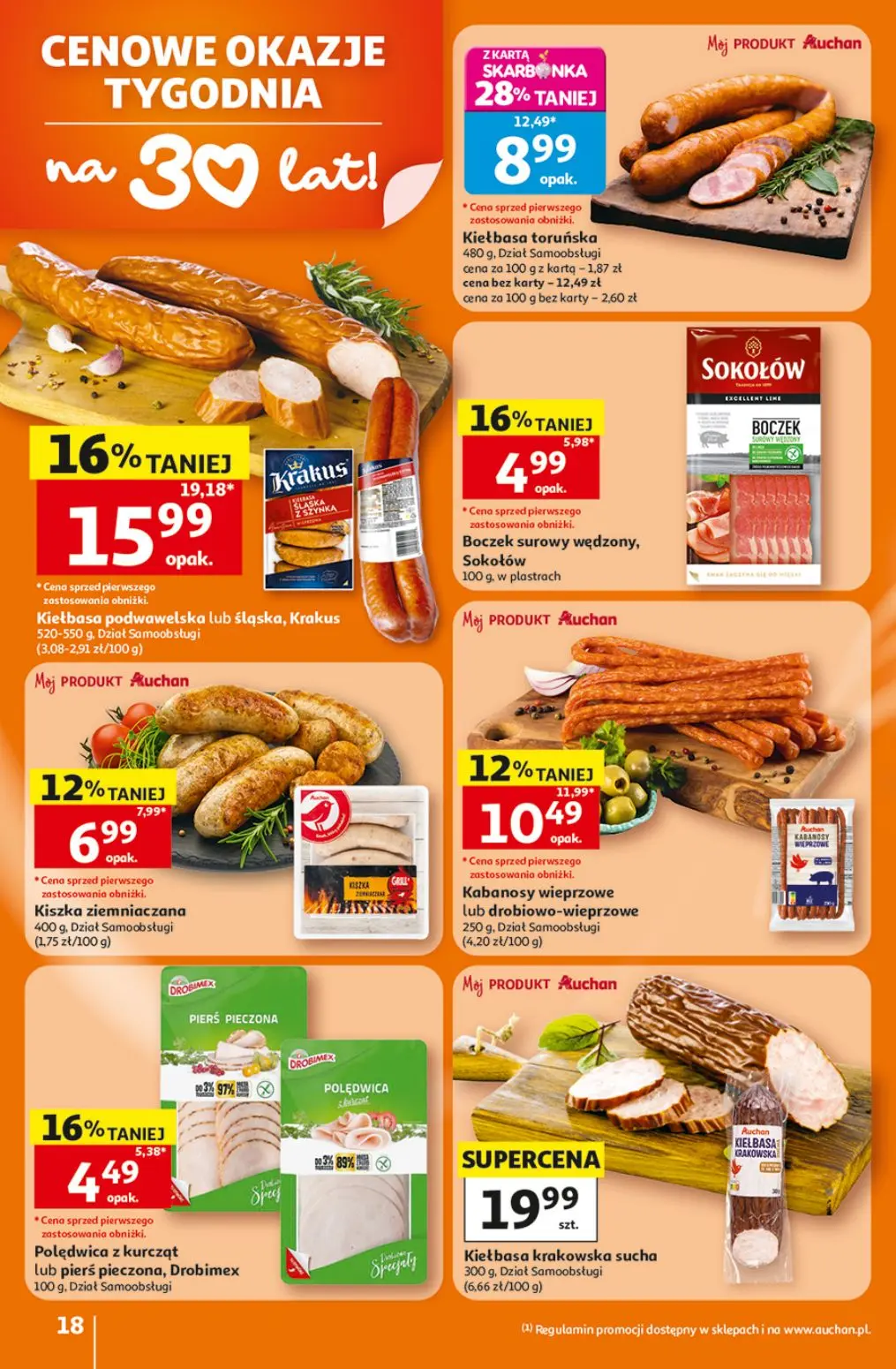 gazetka promocyjna Auchan Oszczędni latają do Auchan po okazje! - Strona 18