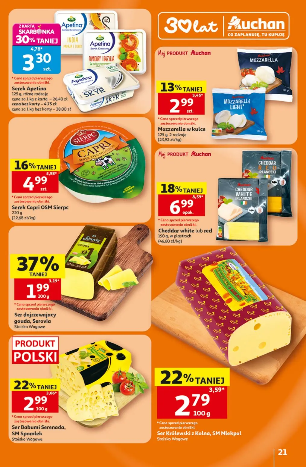 gazetka promocyjna Auchan Oszczędni latają do Auchan po okazje! - Strona 21