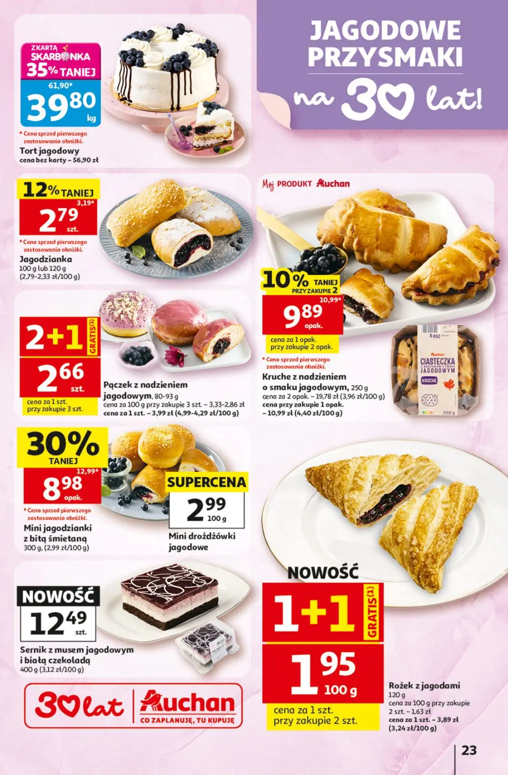 gazetka promocyjna Auchan Oszczędni latają do Auchan po okazje! - Strona 23