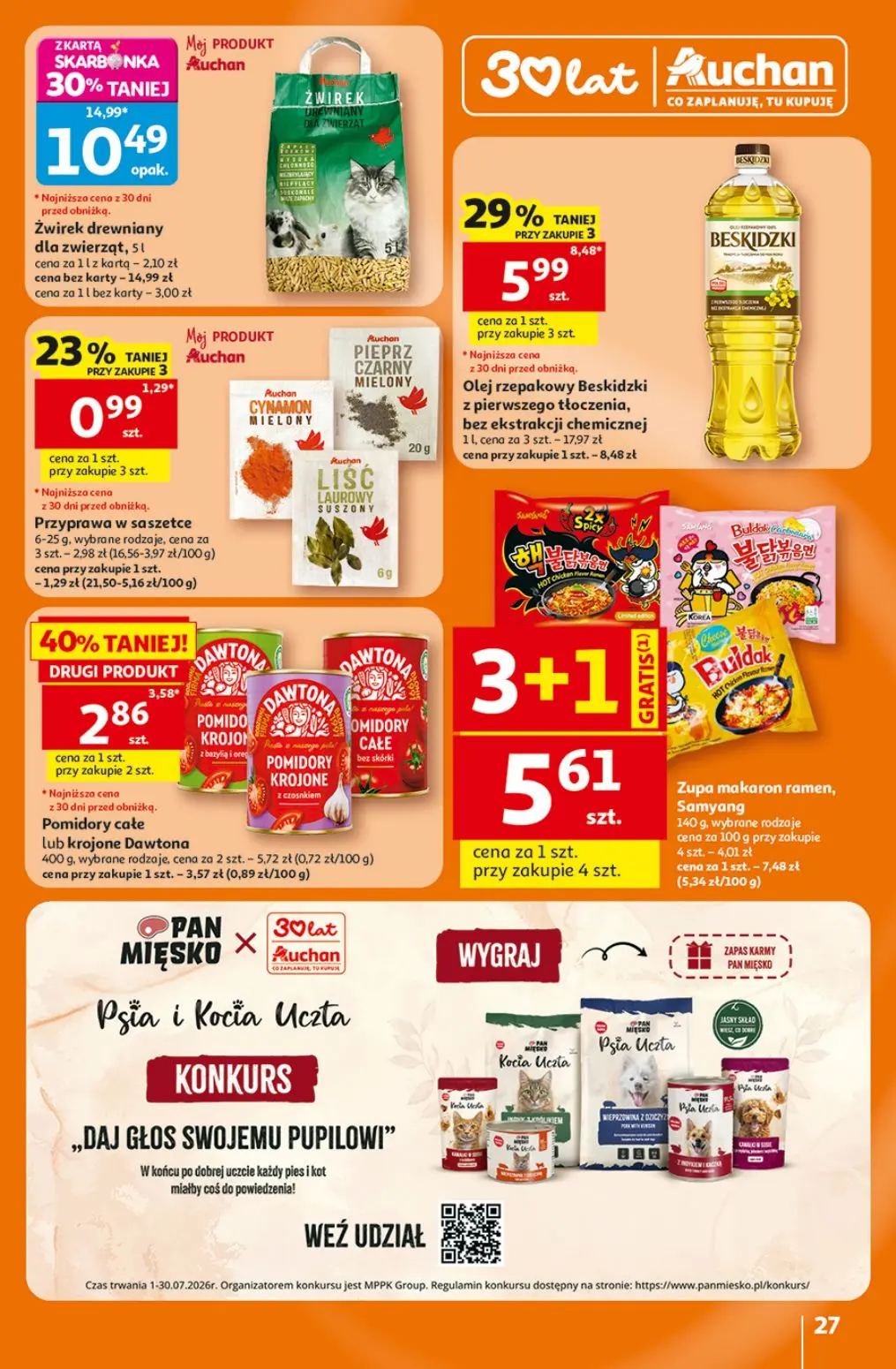gazetka promocyjna Auchan Oszczędni latają do Auchan po okazje! - Strona 27