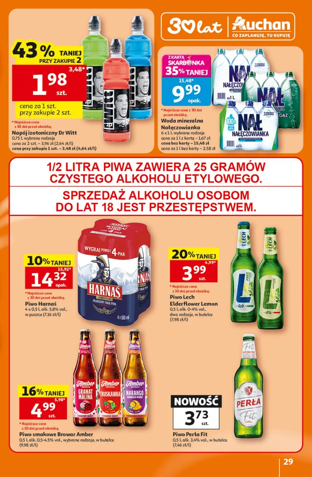 gazetka promocyjna Auchan Oszczędni latają do Auchan po okazje! - Strona 29