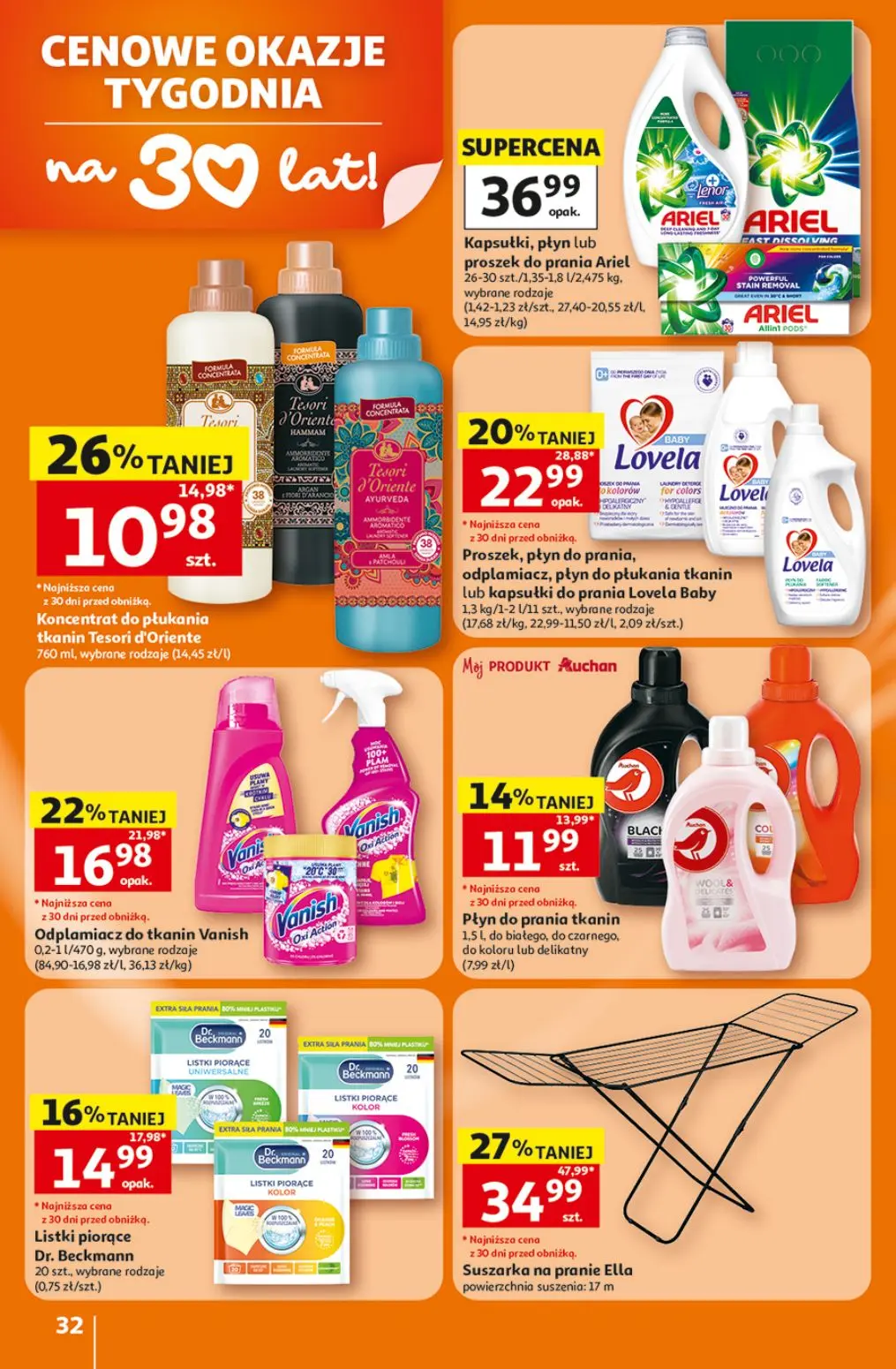 gazetka promocyjna Auchan Oszczędni latają do Auchan po okazje! - Strona 32