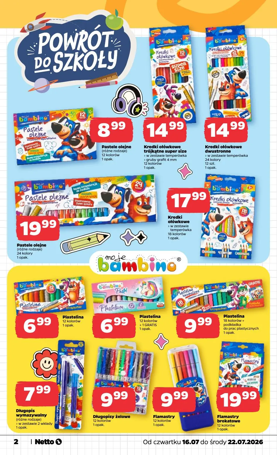 gazetka promocyjna NETTO Powrót do szkoły - Strona 2
