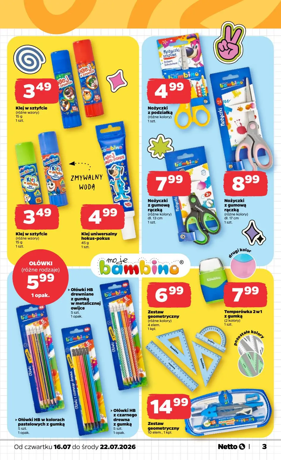 gazetka promocyjna NETTO Powrót do szkoły - Strona 3