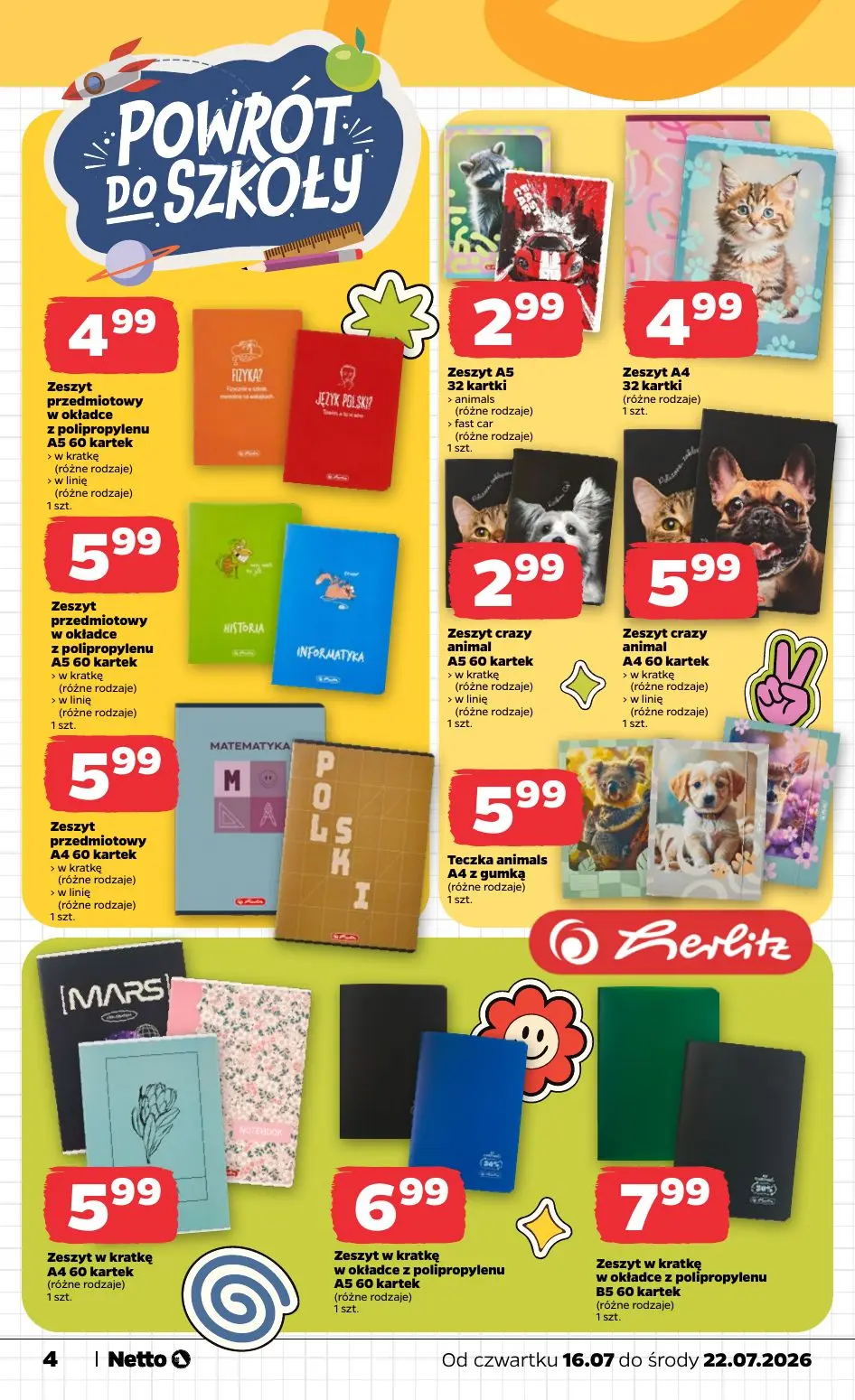 gazetka promocyjna NETTO Powrót do szkoły - Strona 4