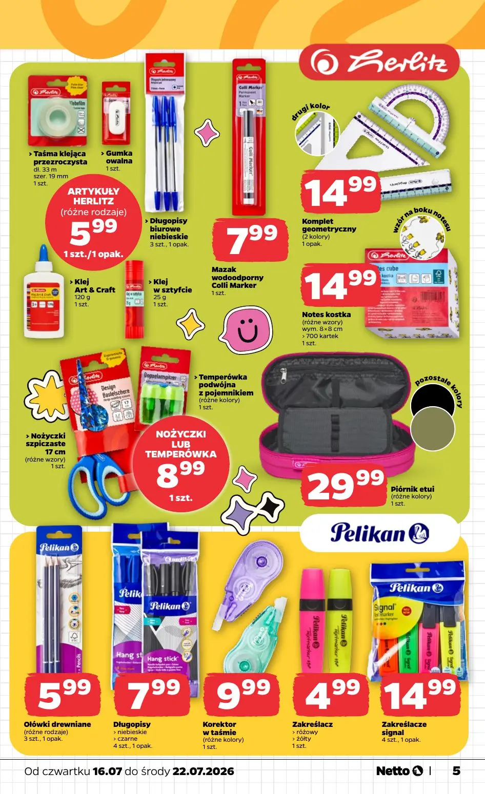 gazetka promocyjna NETTO Powrót do szkoły - Strona 5