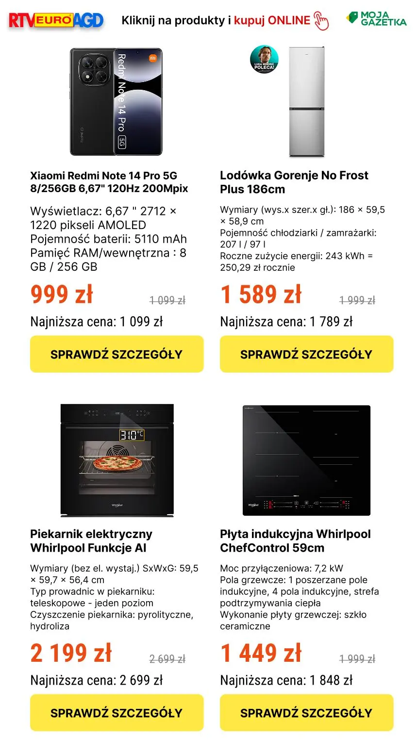 gazetka promocyjna RTV EURO AGD Mistrzowska wyprzedaż w RTV EURO AGD - euro top - Strona 4