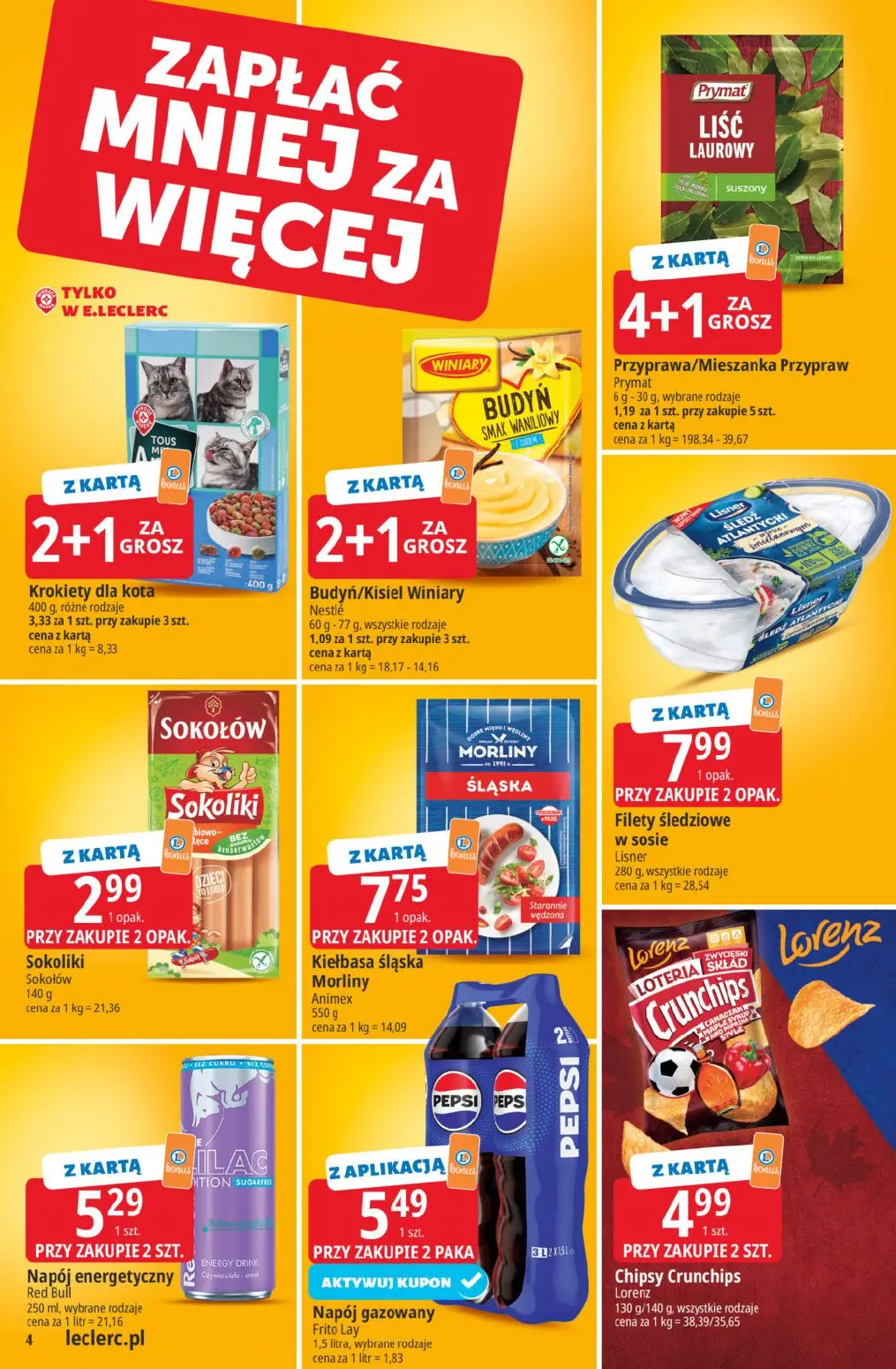 gazetka promocyjna E.Leclerc Hity cenowe - Strona 4