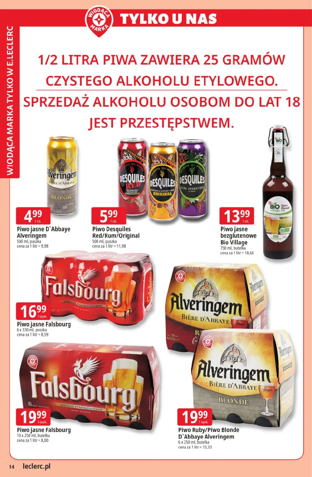 gazetka promocyjna E.Leclerc Hity cenowe - Strona 14