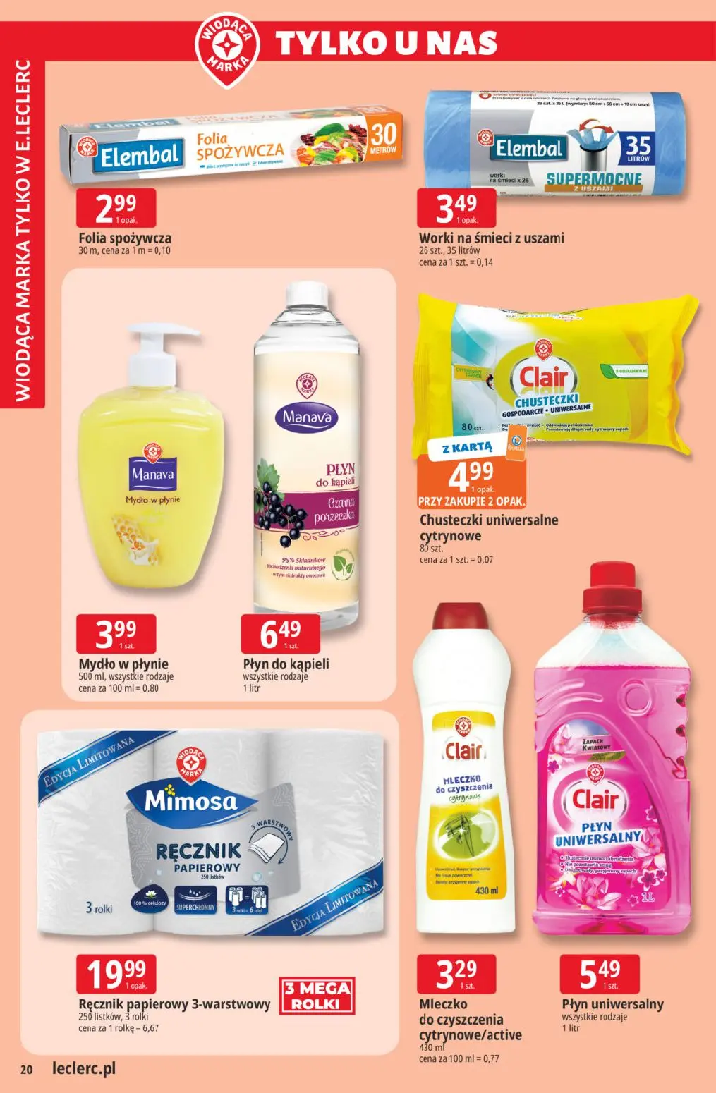 gazetka promocyjna E.Leclerc Hity cenowe - Strona 20