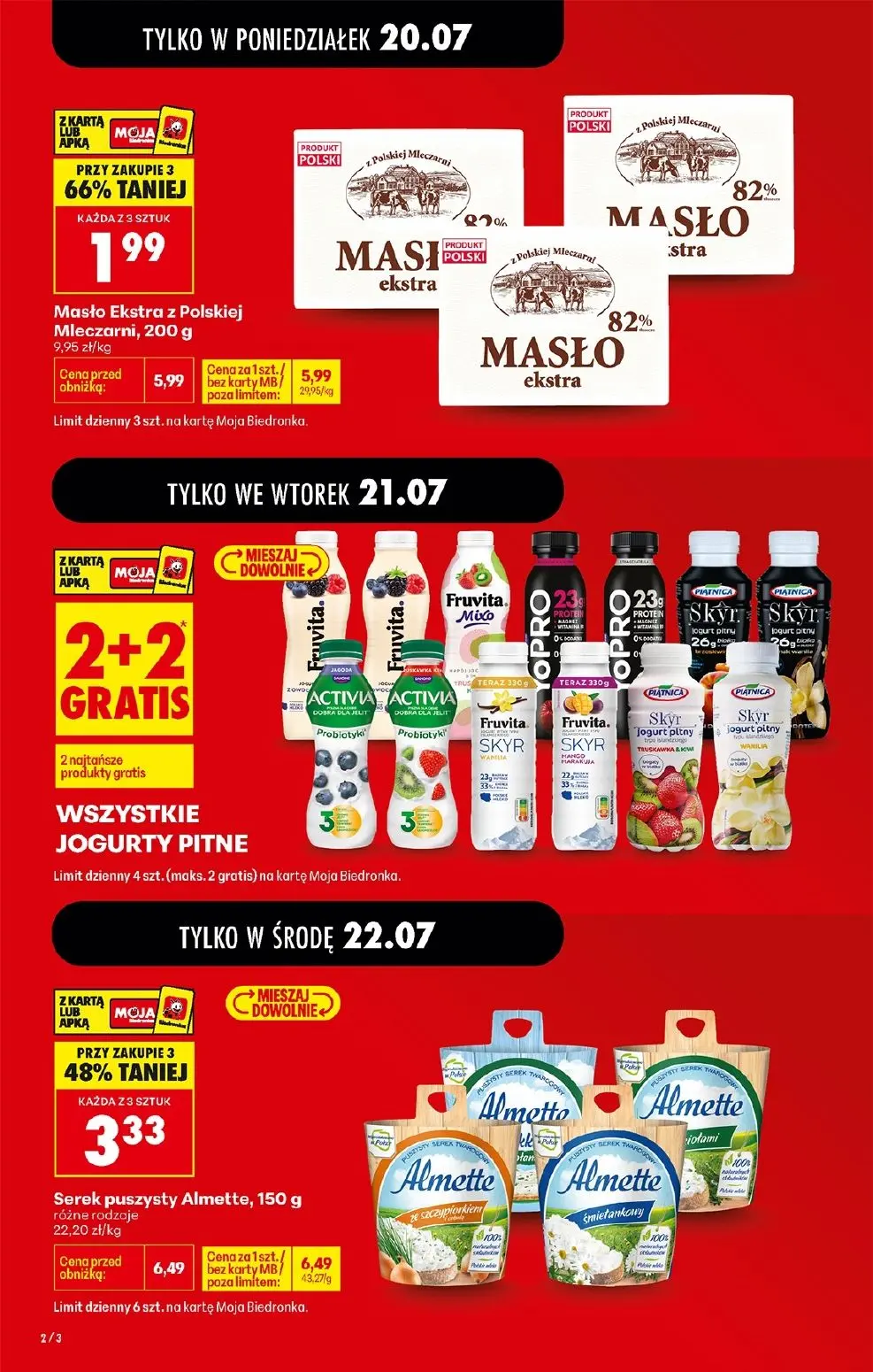 gazetka promocyjna Biedronka Od poniedziałku - Strona 2